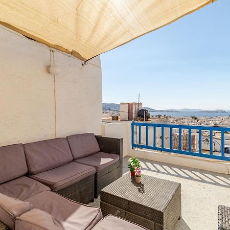Elenitas Town House With Veranda And Sea View Mykonos Town Bagian luar foto